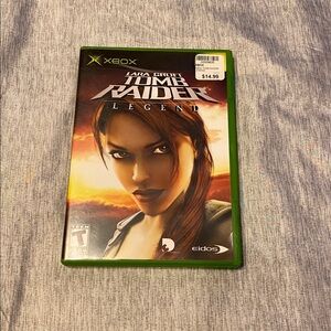 Lara Croft - Tomb Raider Legend (Microsoft Xbox, 2006) W/ cover art, box, game